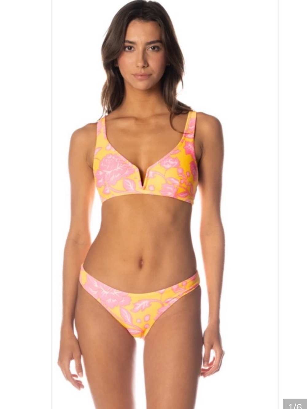 🌟(TOP) Maaji Golden Hour Victoria Reversible Bikini Top.